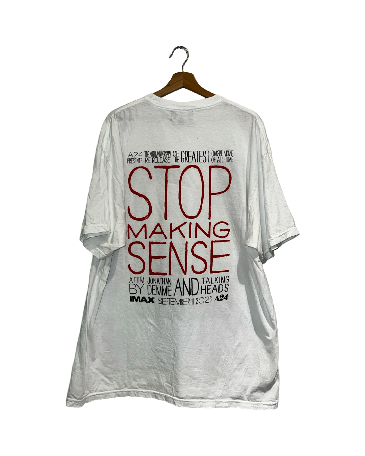 Archive A24 Talking Heads Stop Making Sense Movie Promo Tee