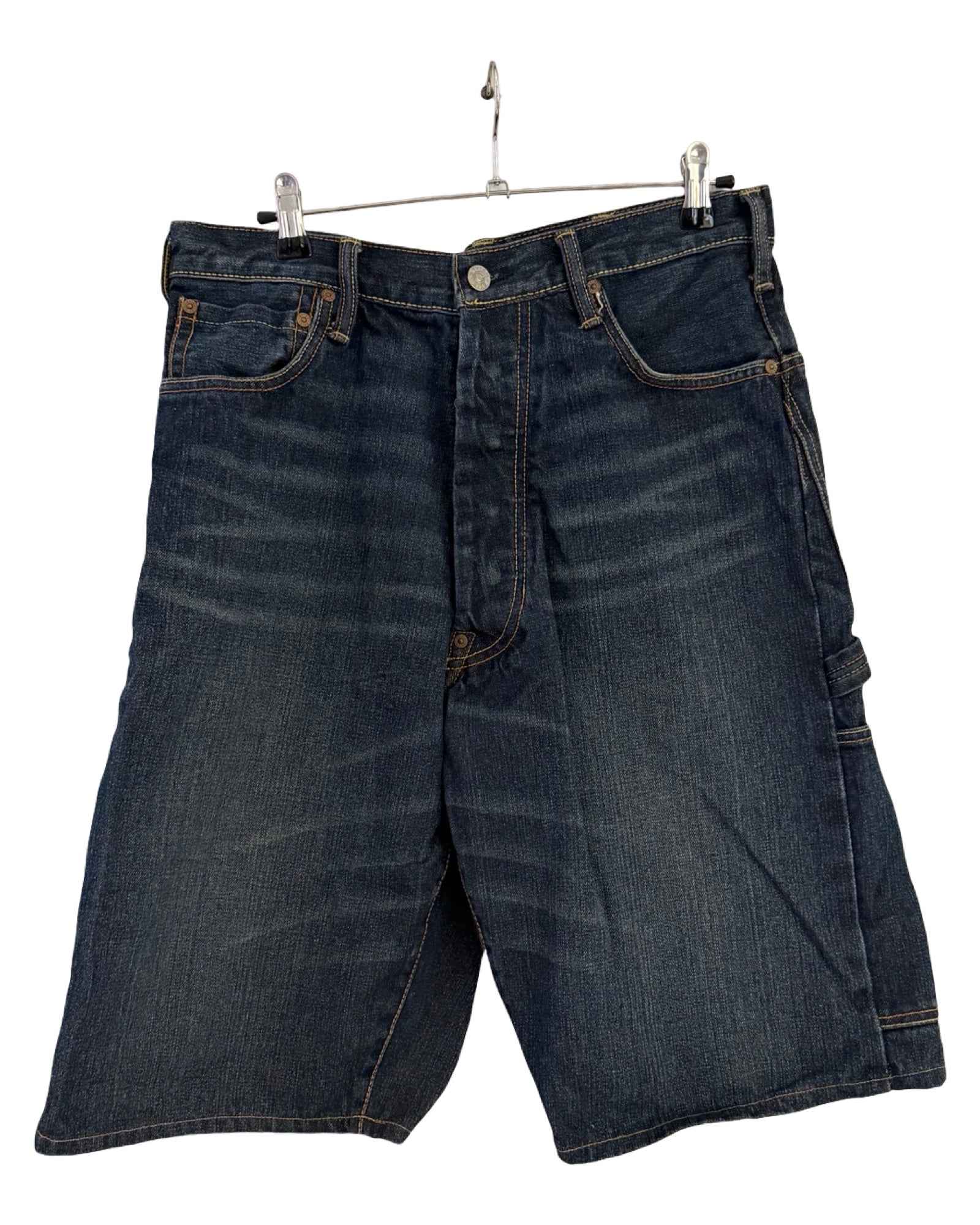 Vintage Y2K Evisu Embroidered Denim Shorts