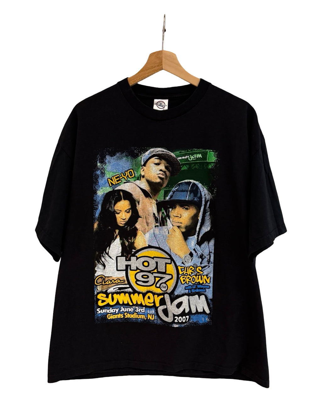 Vintage 2007 Summer Jam Hot 97 Black Promo Tee KIF Vintage