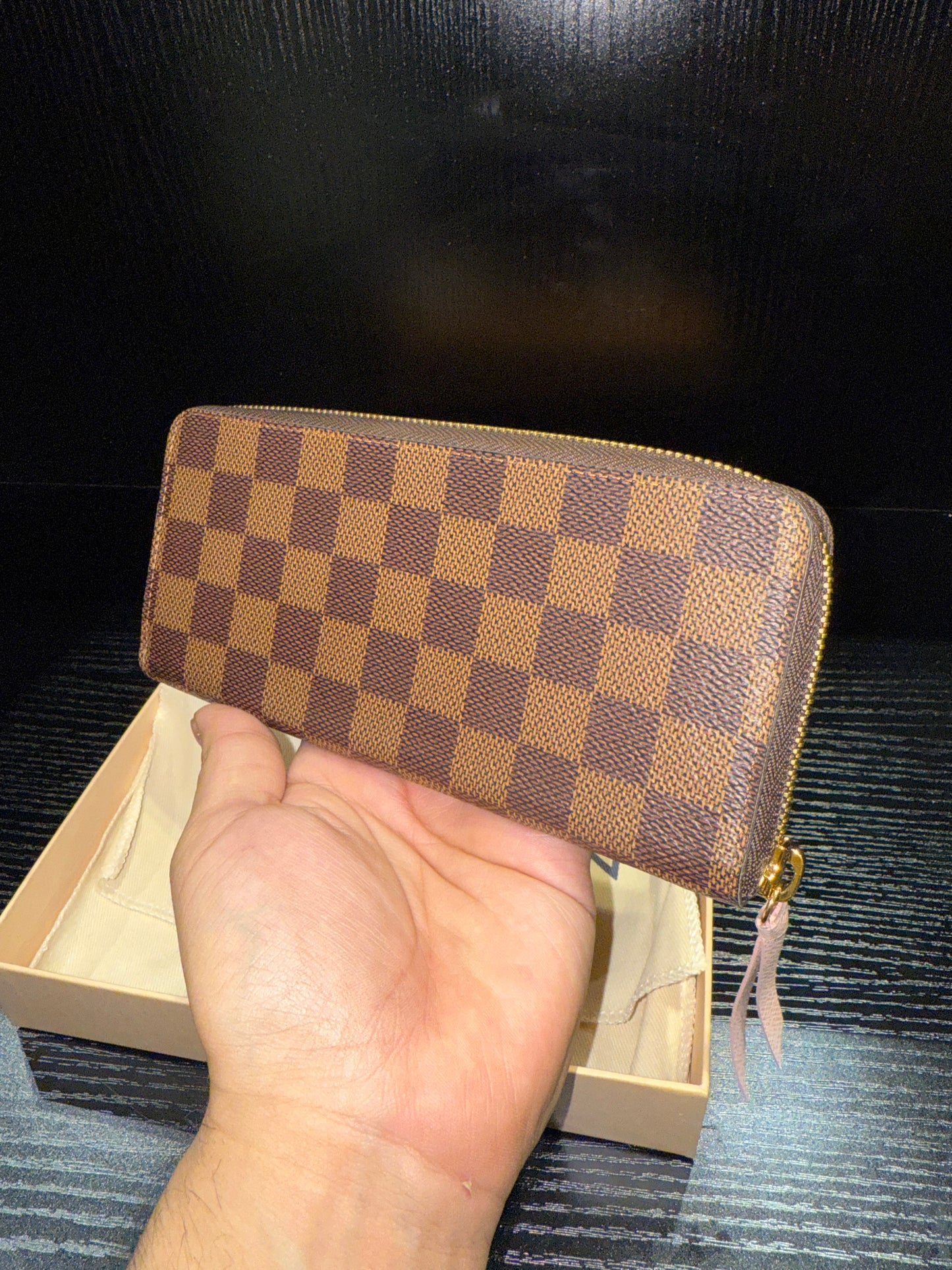 2023 Louis Vuitton Clemence Damier Rose Ballerina Wallet