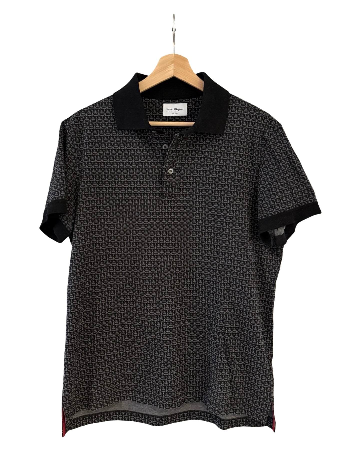 Salvatore Ferragamo Pattern Logo Polo Shirt