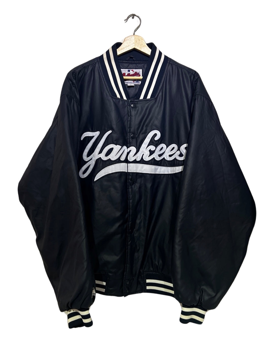Vintage 90s New York Yankees Starter Diamond Bomber Jacket