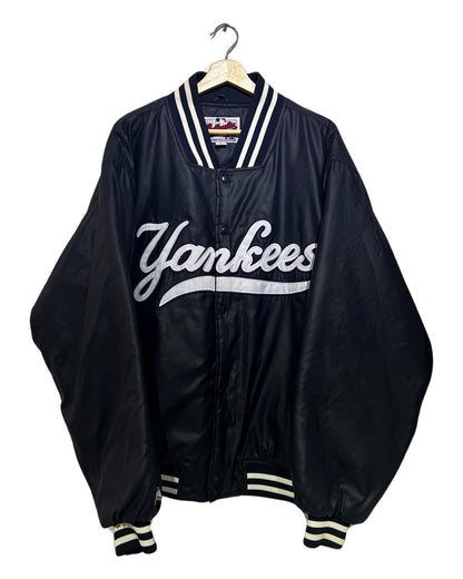 Vintage 90s New York Yankees Starter Diamond Bomber Jacket