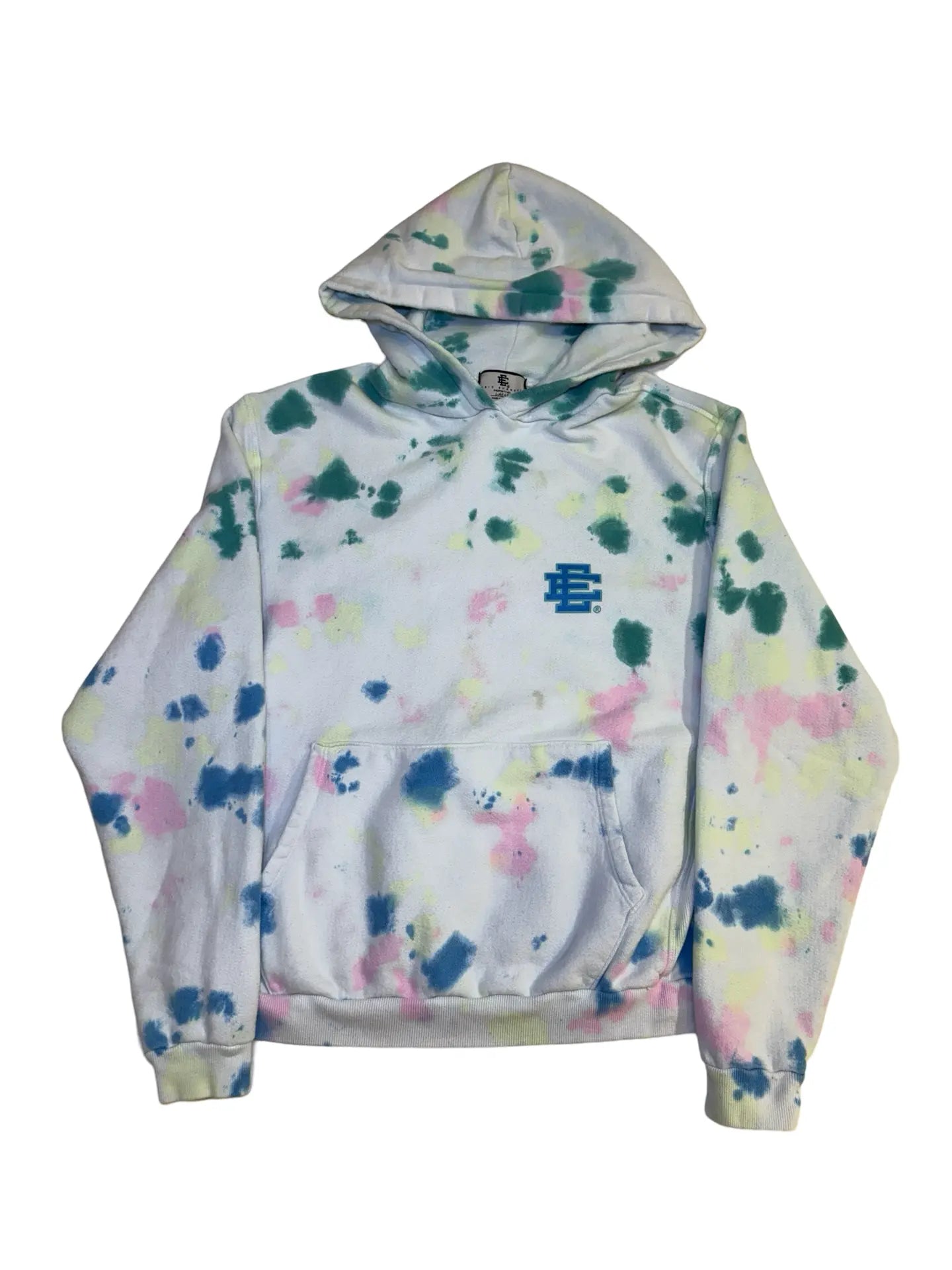 Archive Eric Emanuel Oversized White Tie Dye Hoodie KIF Vintage