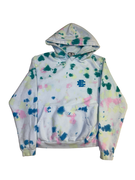 Archive Eric Emanuel Oversized White Tie Dye Hoodie