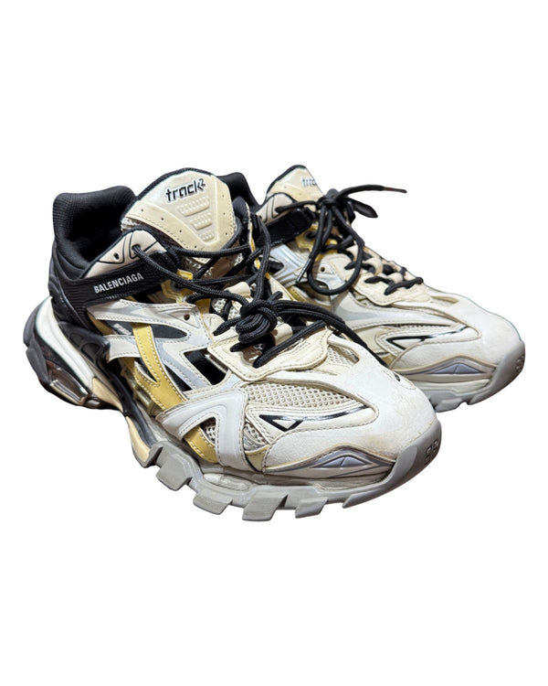 Balenciaga Track 2 Beige White Black Runners Sneakers