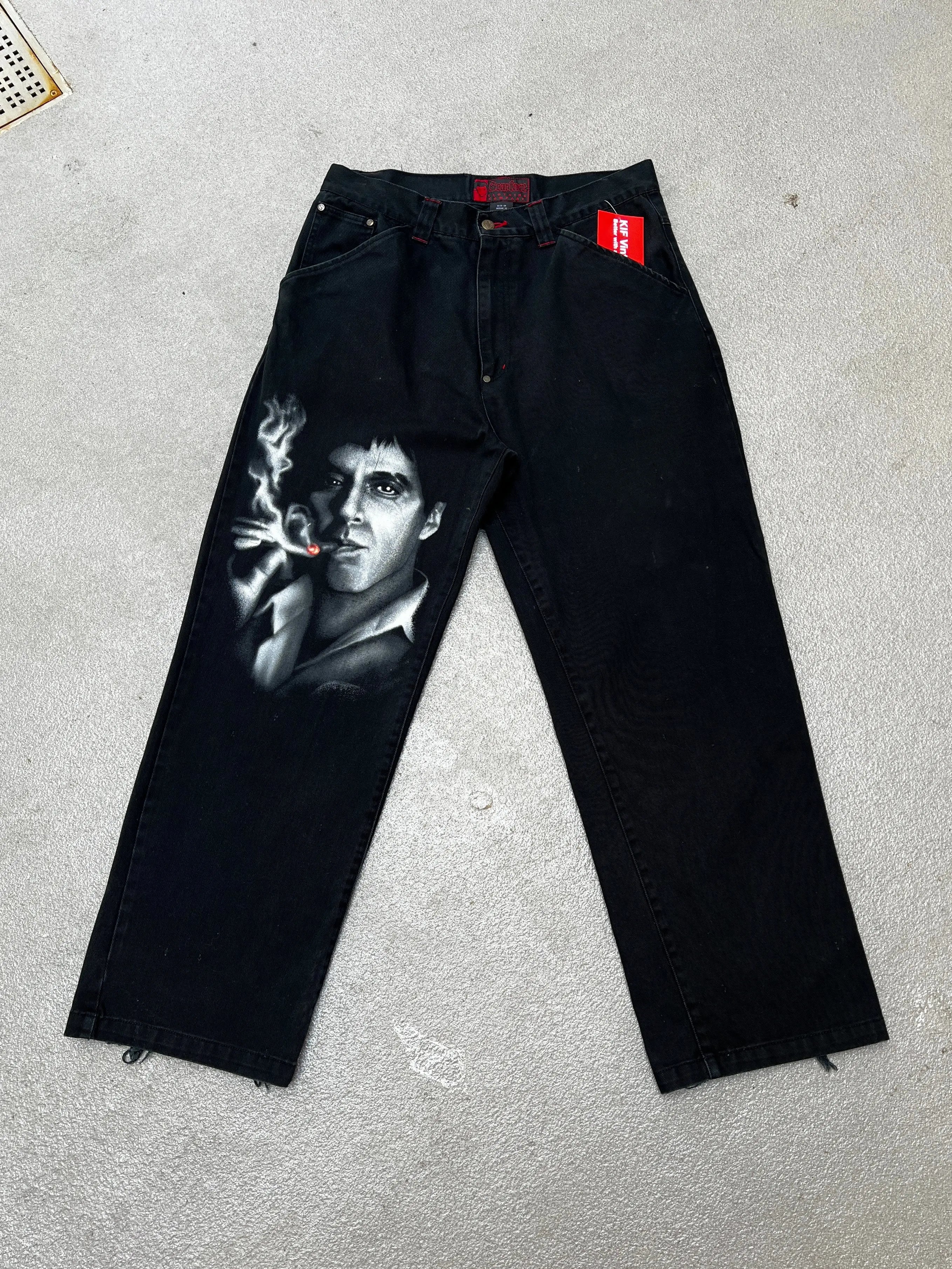 Vintage Scarface Jeans size 34 KIF Vintage