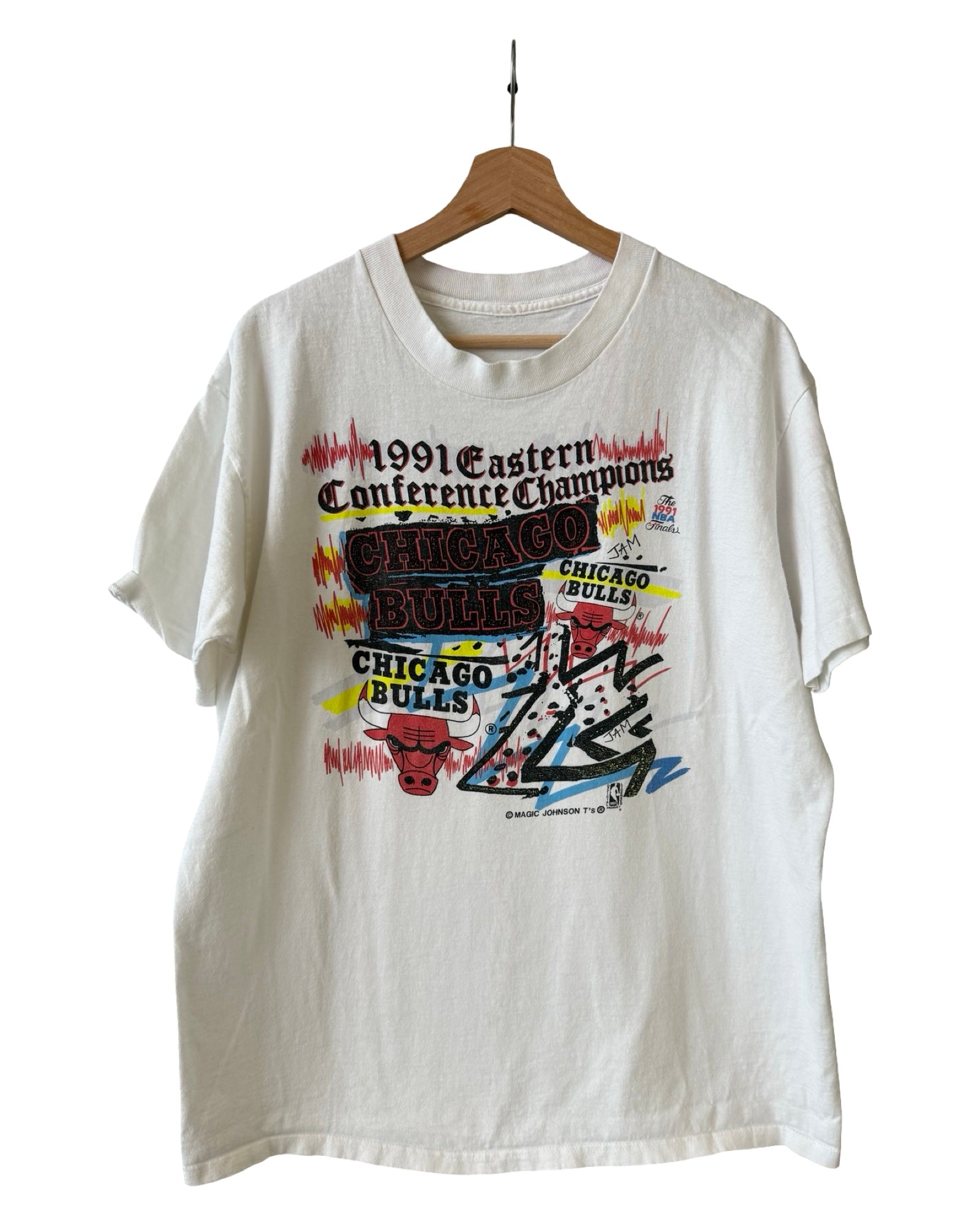 Vintage 1991 Chicago Bulls NBA Finals Promo Tee