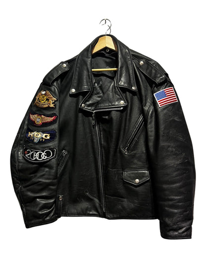 Vintage 90s Schott Perfecto Leather Jacket size 54