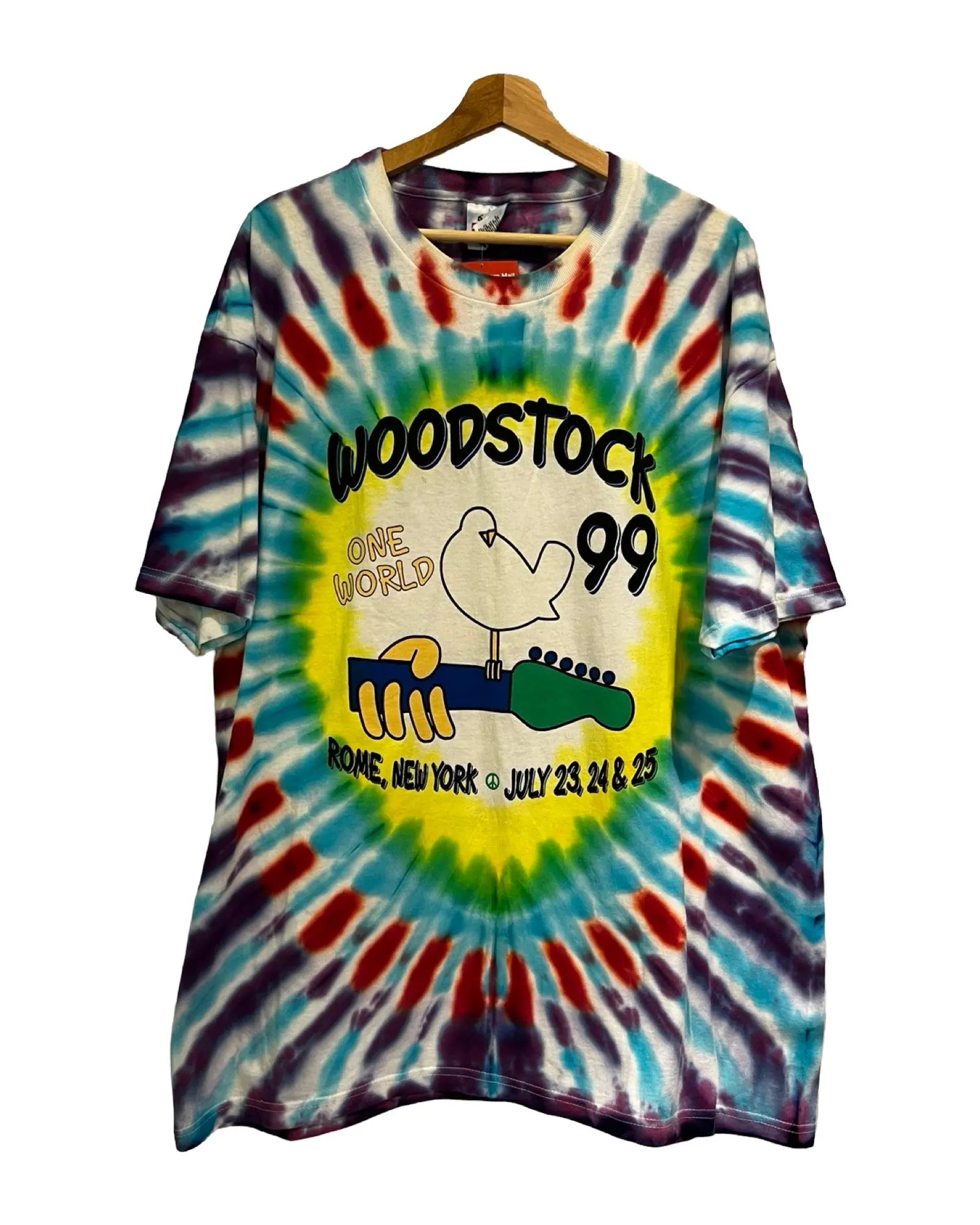 Vintage 1999 Woodstock Festival Line Up Tee KIF Vintage