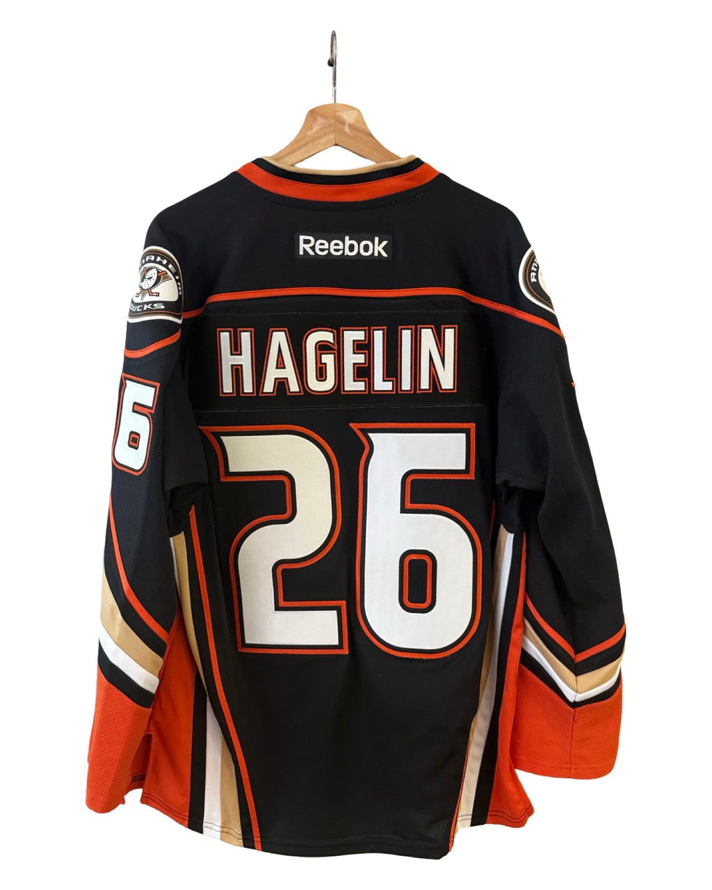 Rare Anaheim Ducks Carl Hagelin Reebok NHL Hockey Jersey