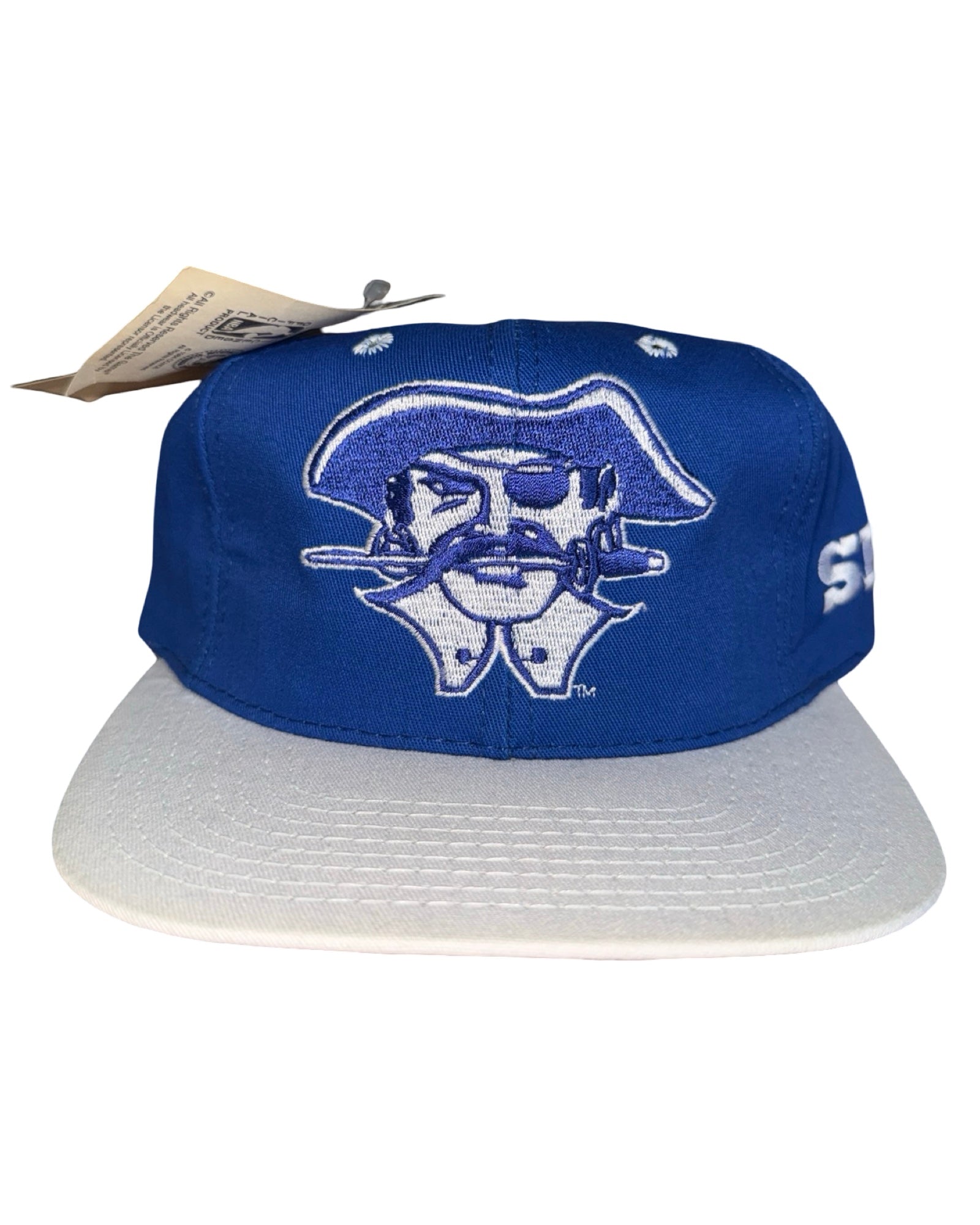 Vintage 90s Seton Hall Pirates The Game Fitted Size 7 Hat KIF Vintage