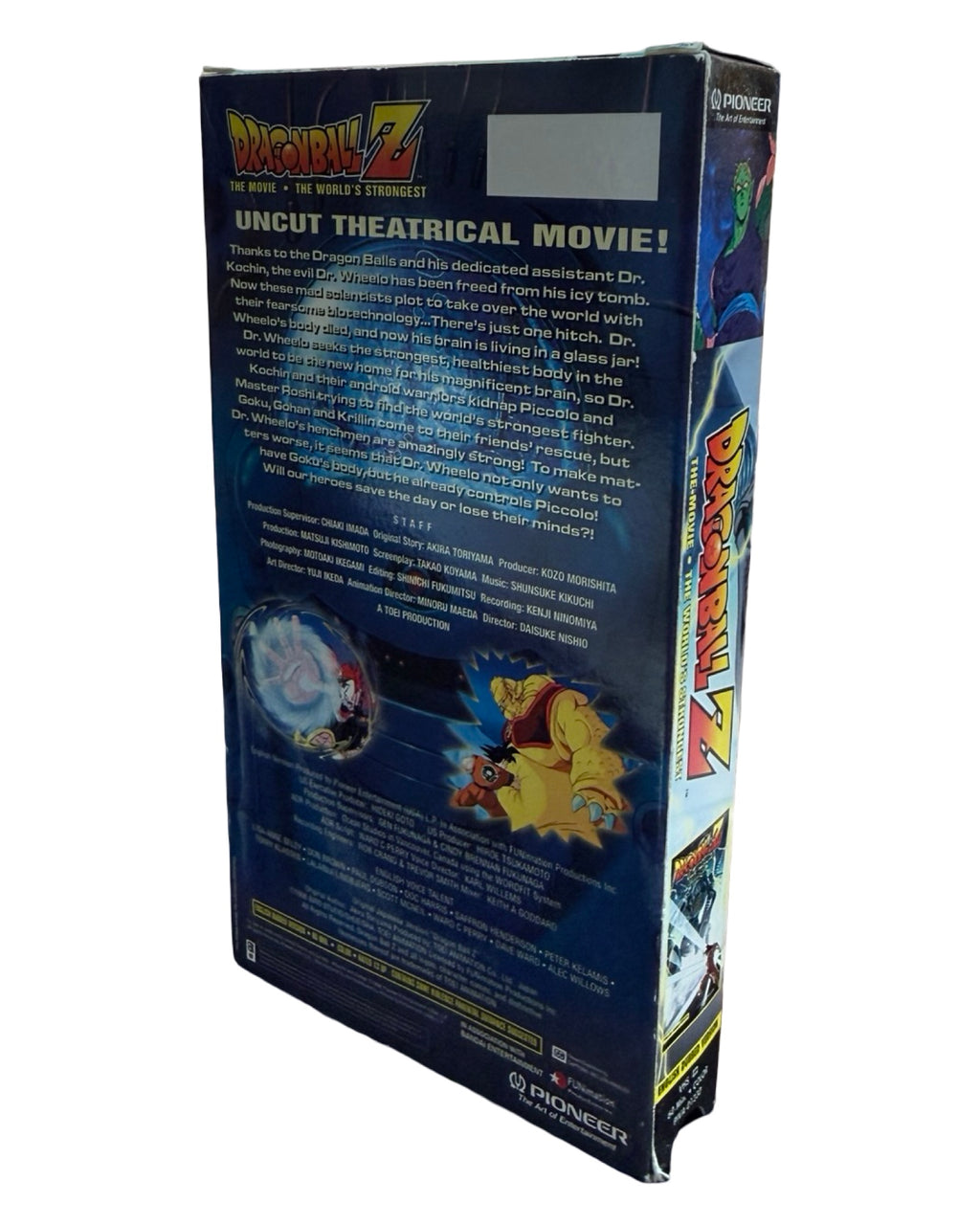 VHS de la película Dragon Ball Z Dead Zone vintage