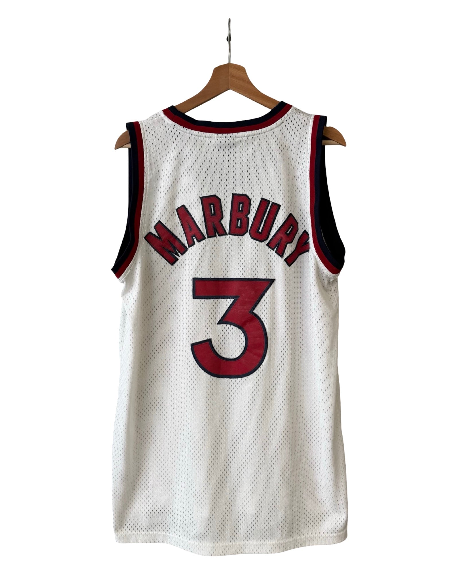 Vintage New York Knicks Stephon Marbury 3 Throwback Basketball Jersey