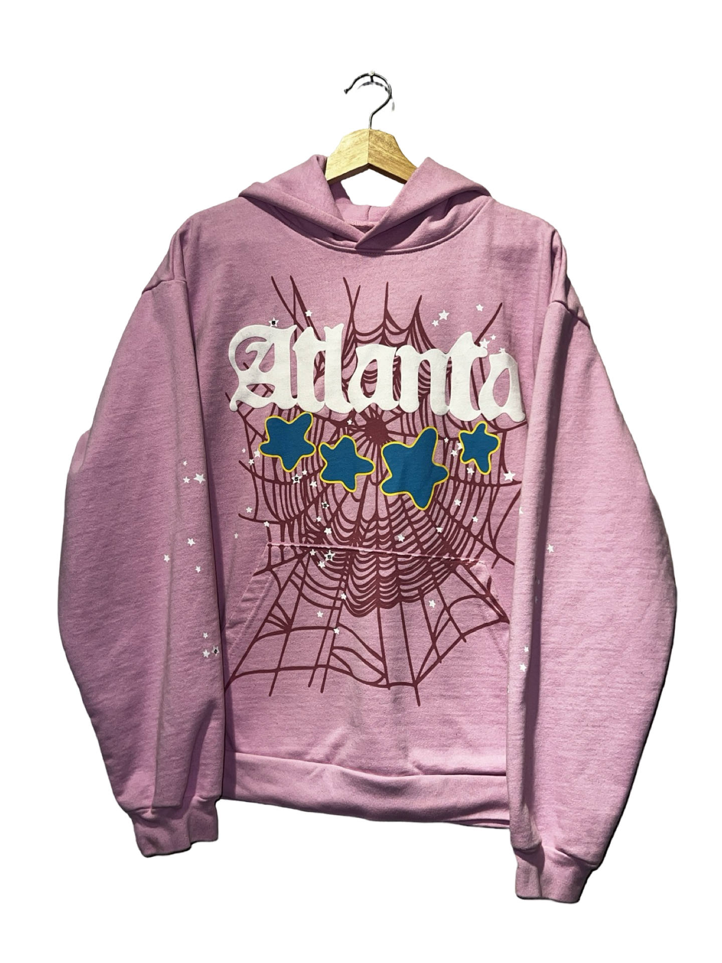 Archive Sp5der Atlanta Pink Hoodie