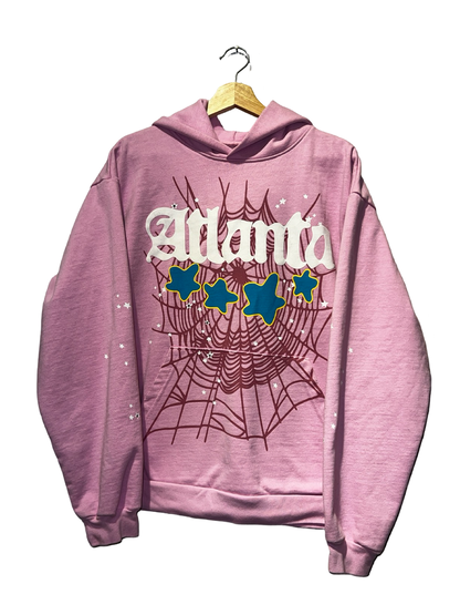 Archive Sp5der Atlanta Pink Hoodie