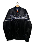 Vintage 90s New York Yankees Starter Black Bomber Jacket KIF Vintage