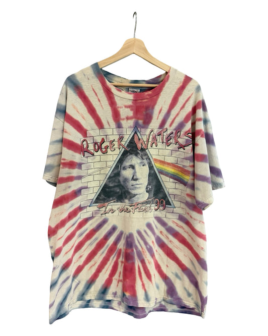 Vintage 1999 Pink Floyd Roger Waters Tie Dye Tour Tee