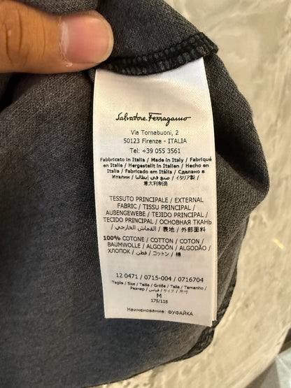 Salvatore Ferragamo Pattern Logo Polo Shirt