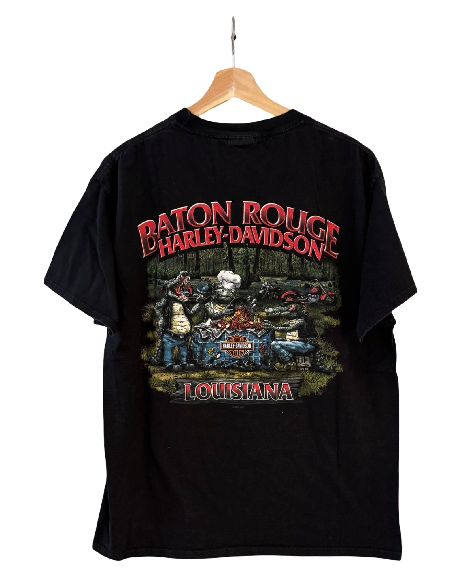 Camiseta vintage Harley Davidson Baton Rouge