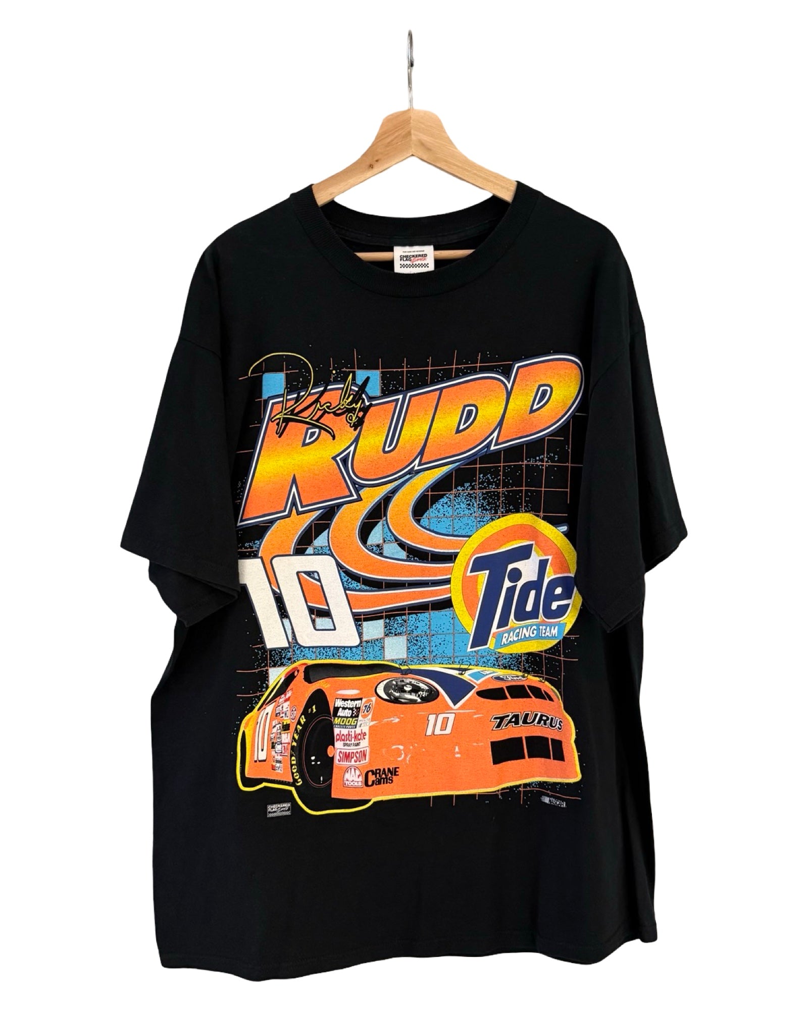 Vintage 90s Nascar Tide Ricky Rudd Racing Tee