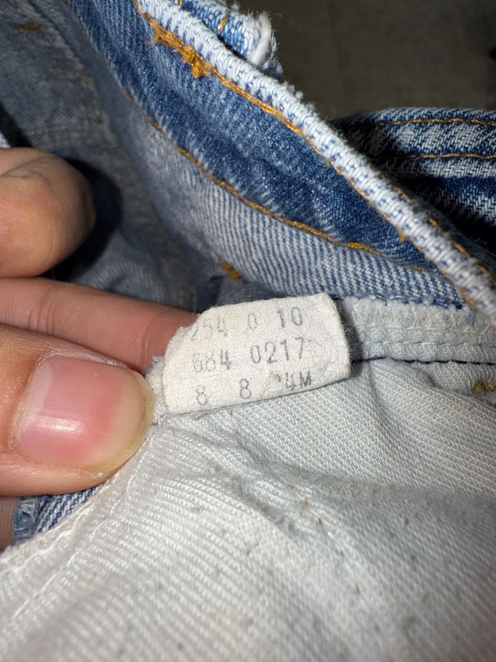 70s Levi's Orange Tab Flared Denim Jeans size 30 KIF Vintage