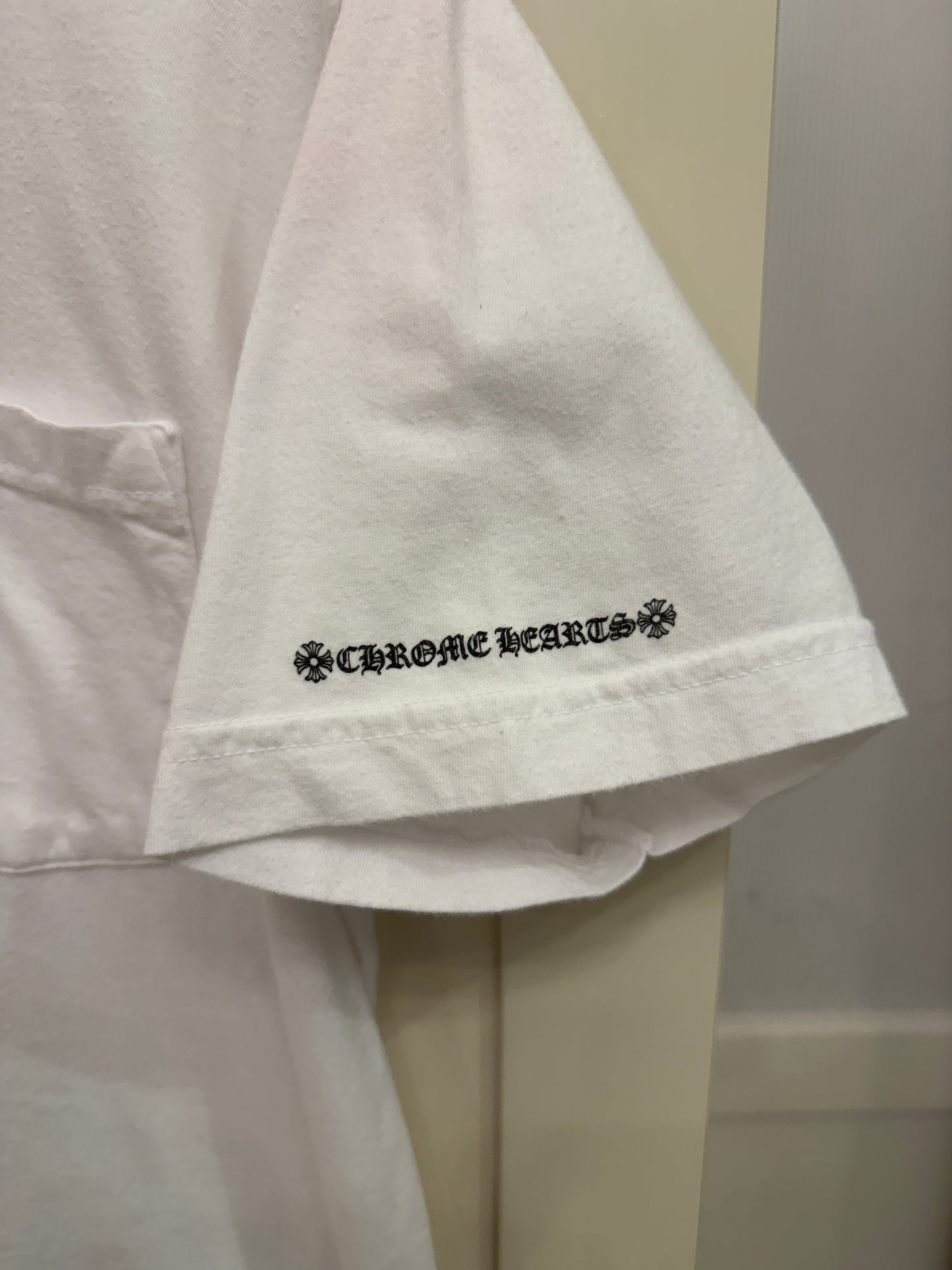 Archive Chrome Hearts Neck Logo Pocket Tee