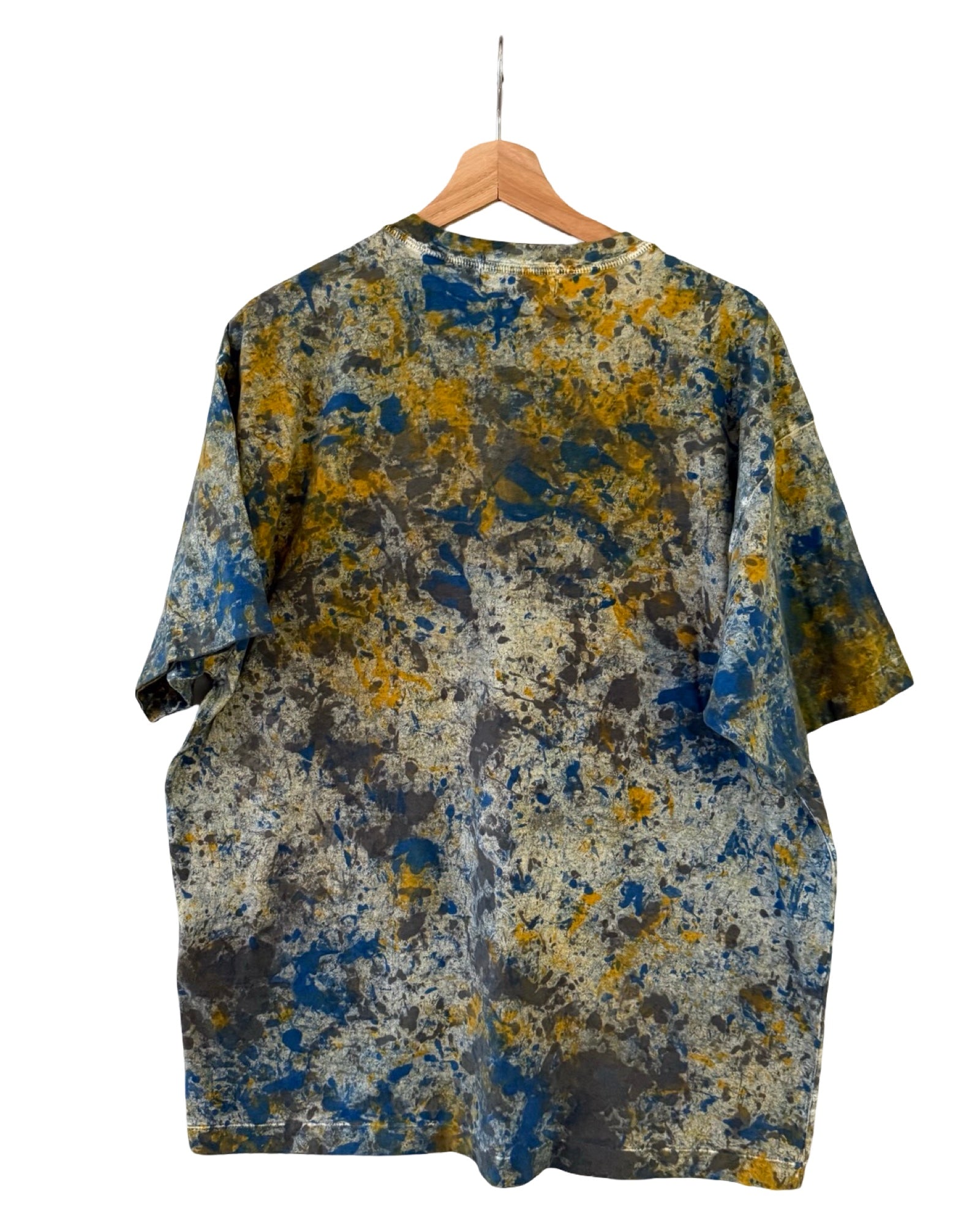 FW20 Supreme x Stone Island Acid Wash Blue Tee