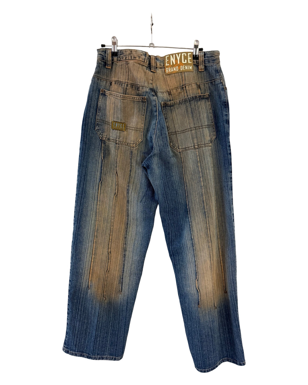 Pantalones vaqueros ENYCE azules descoloridos vintage de los 2000, 32 x 32