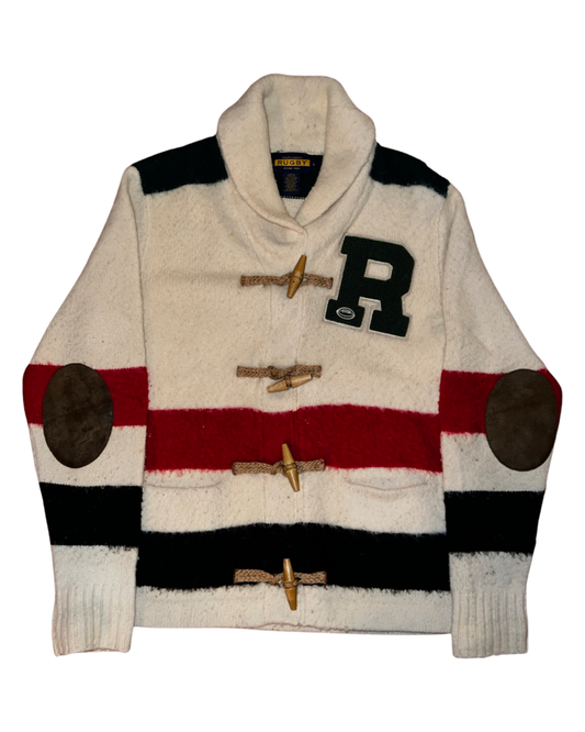 Vintage Ralph Lauren Rugby Shetland Wool Duffle Sweater