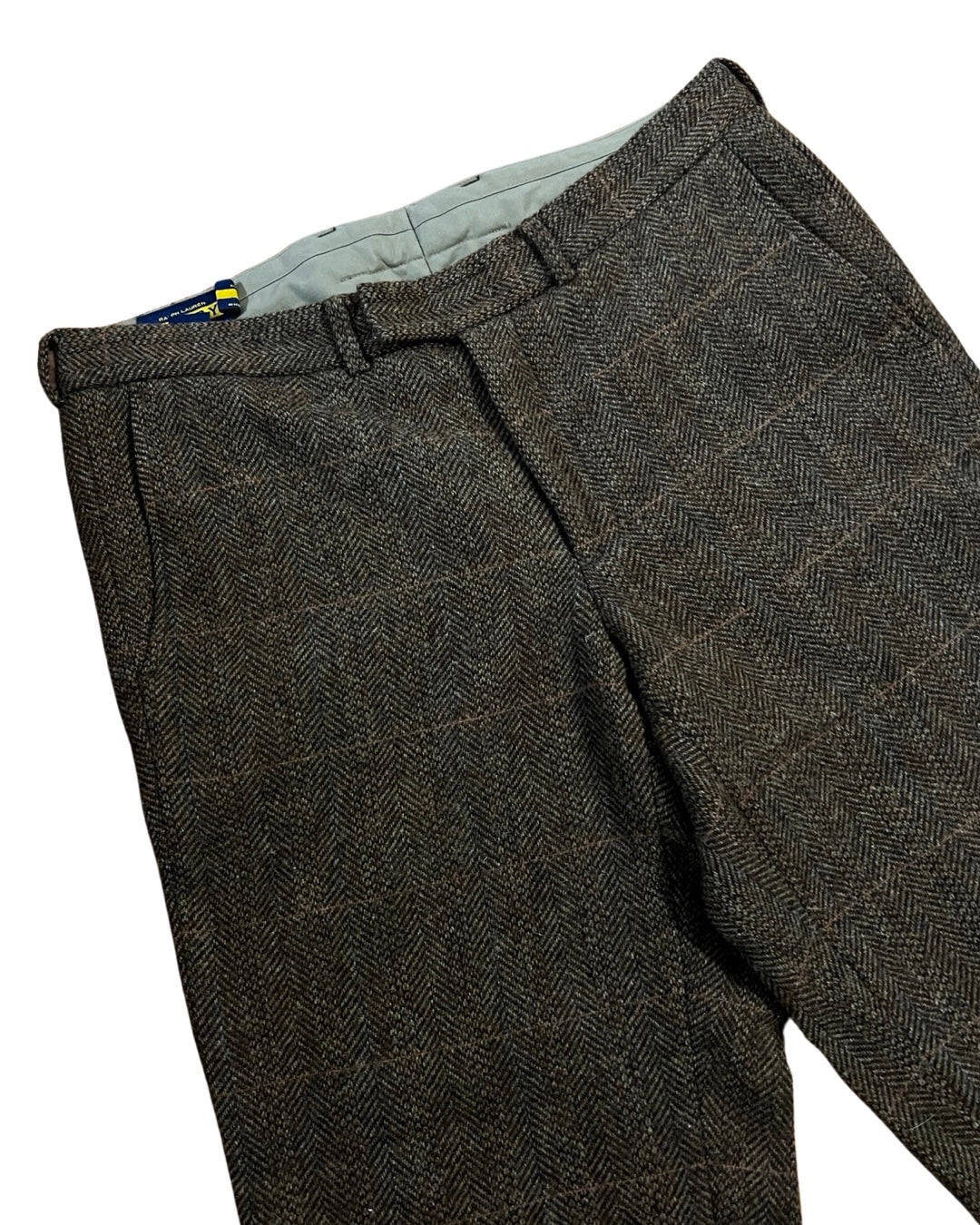 32 x 32 Vintage Ralph Lauren Rugby Wool Checkered Pants