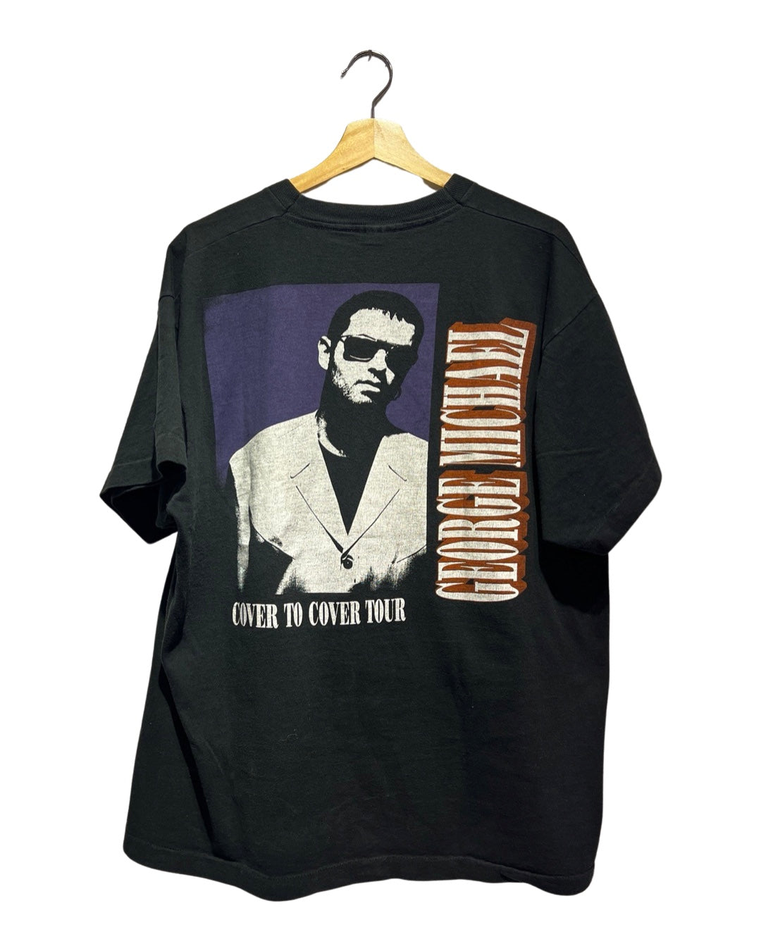Vintage 1991 George Michael Cover To Cover Tour Tee
