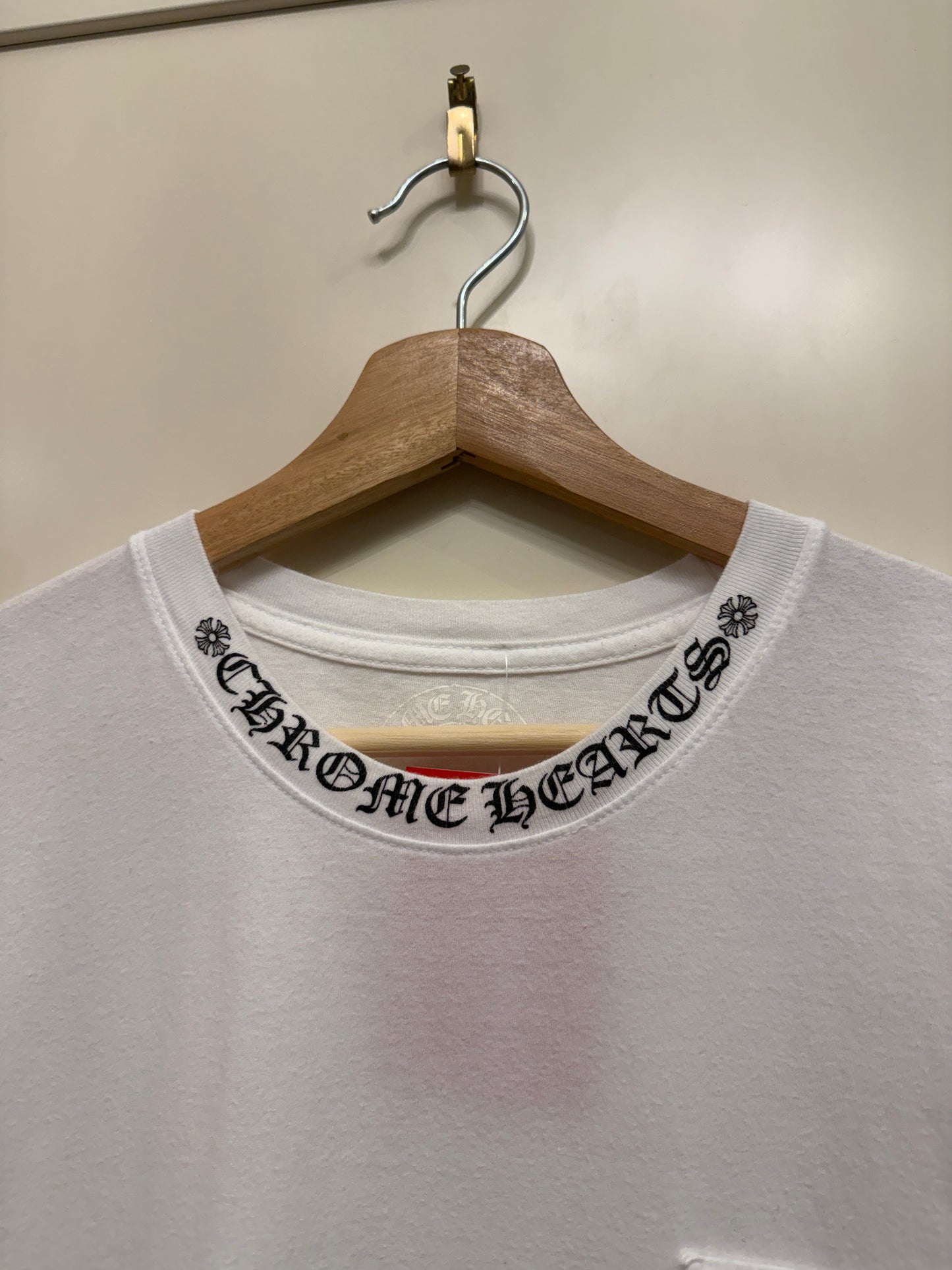 Archive Chrome Hearts Neck Logo Pocket Tee