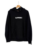 2016 Supreme Black Motion Logo Hoodie