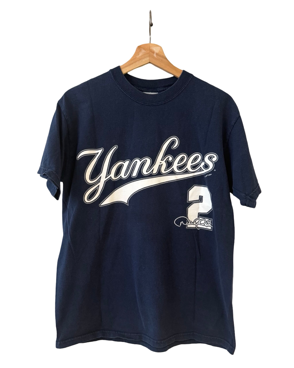 Vintage 2004 New York Yankees Derek Jeter 2 Tee