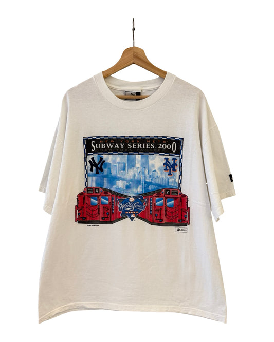 Vintage 2000 New York Subway Series Yankees Mets