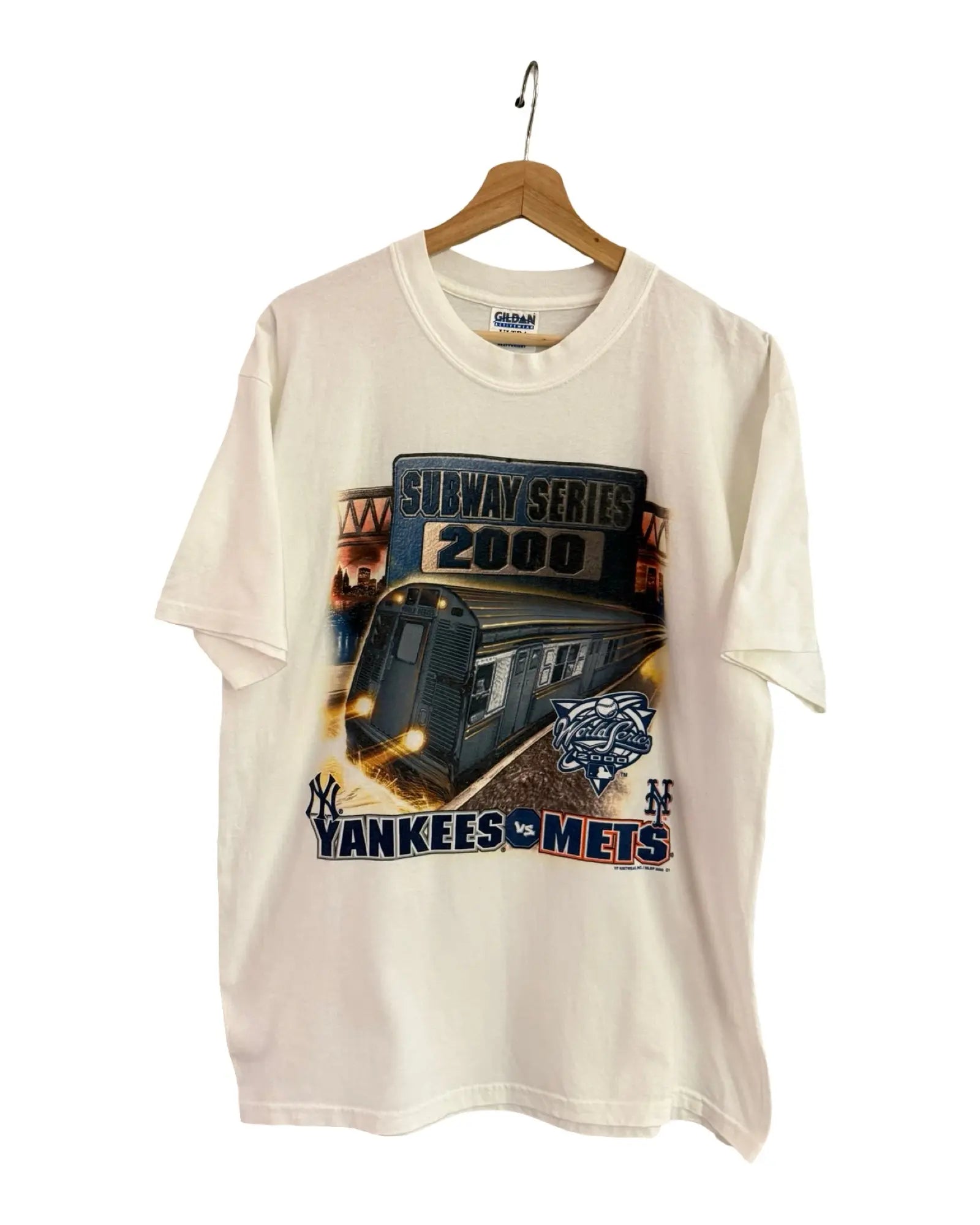 Vintage 2000 Subway Series Yankees Mets Tee KIF Vintage