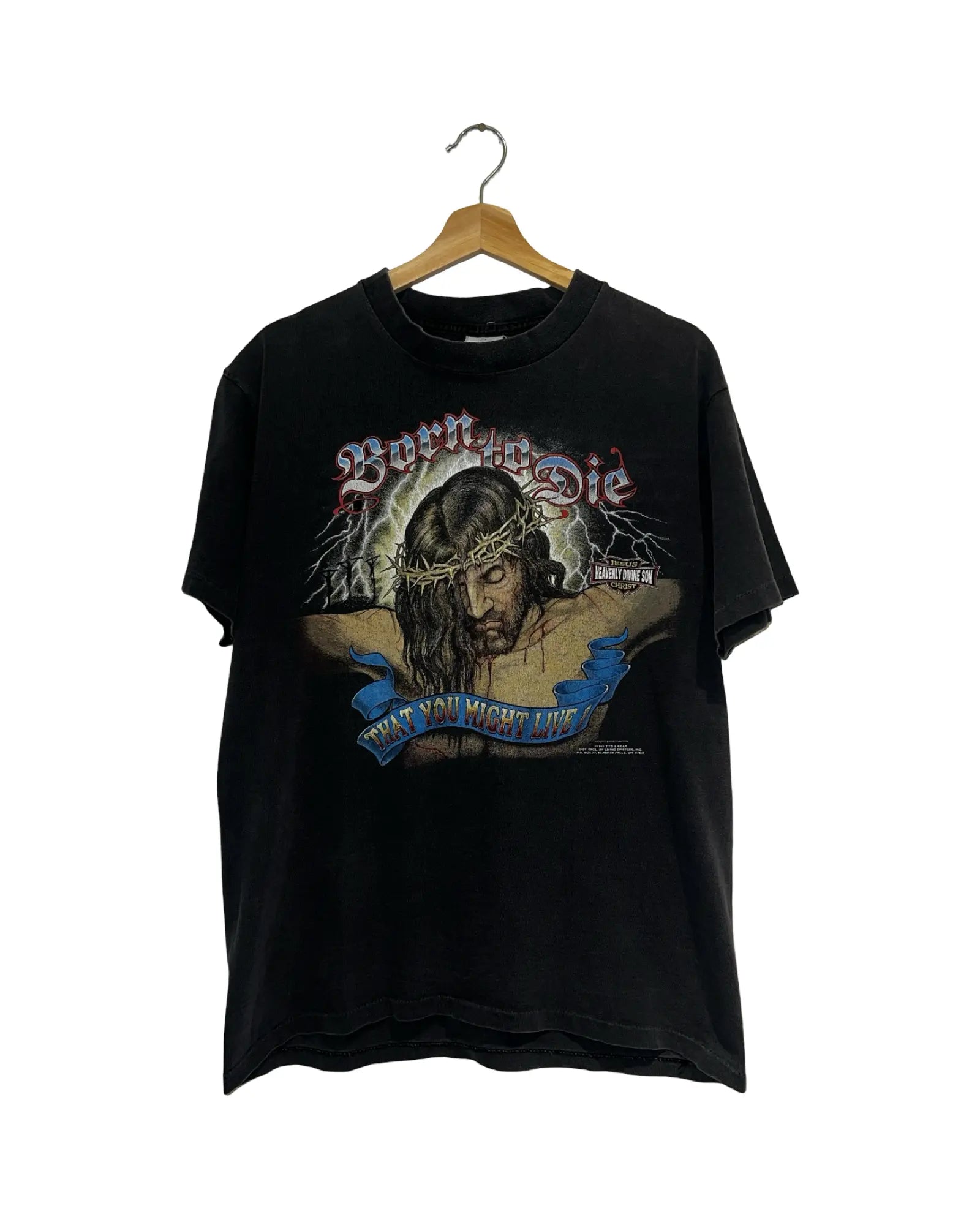 Vintage 1991 Born To Die Jesus Tee KIF Vintage