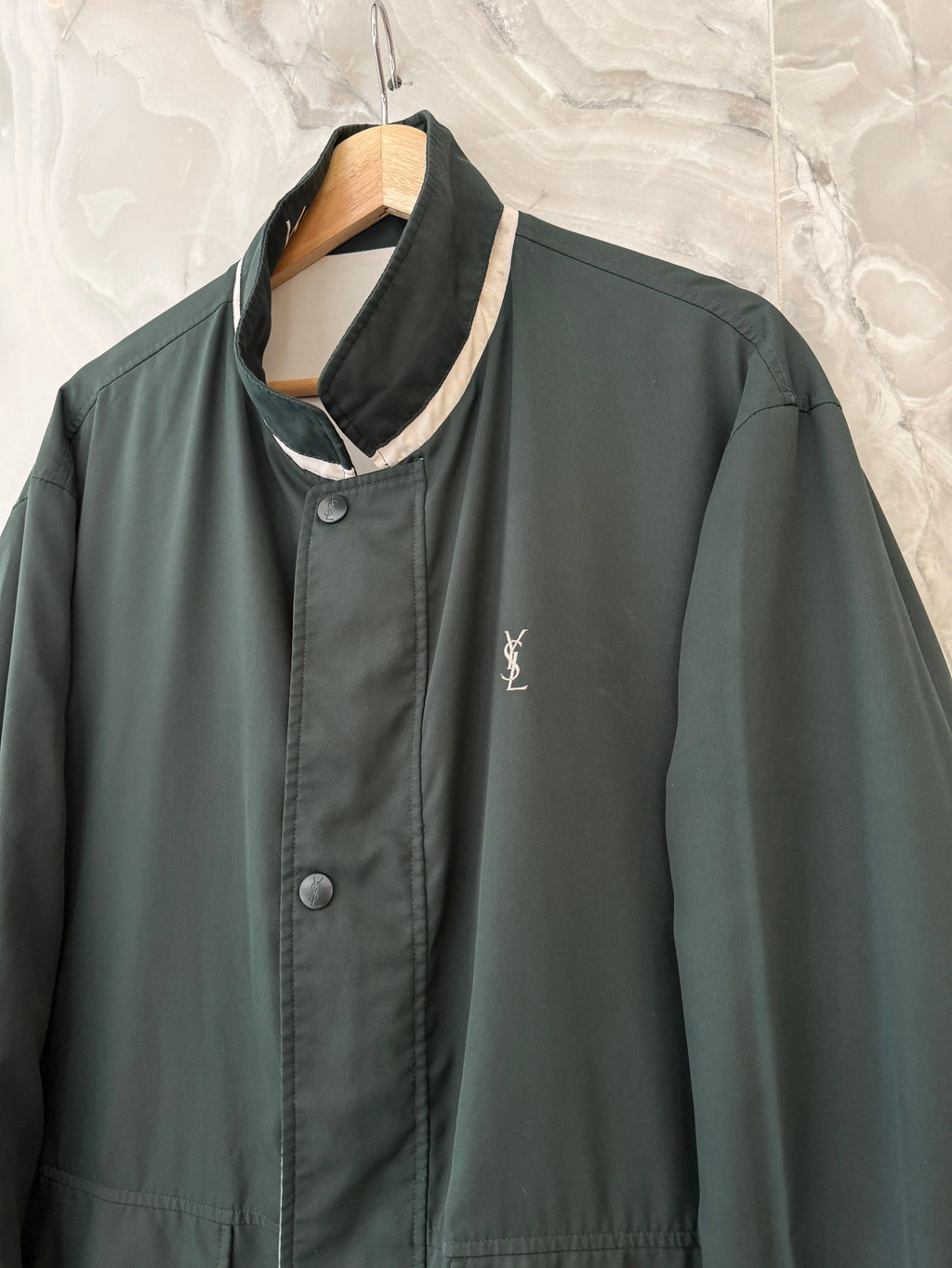 Vintage 90s YSL Yves Saint Laurent Reversible Windbreaker KIF Vintage