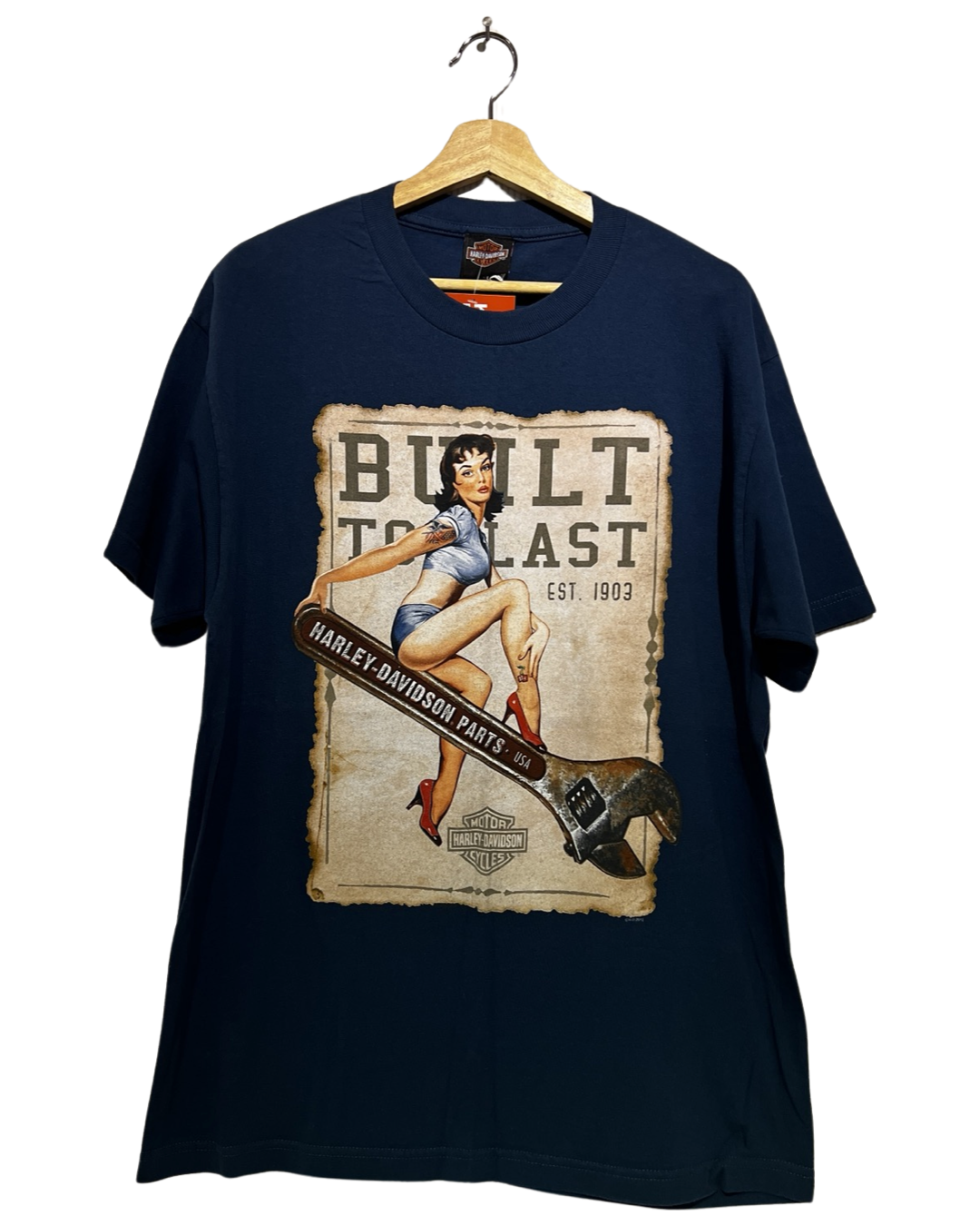 Vintage Harley Davidson Wanted Poster Tee