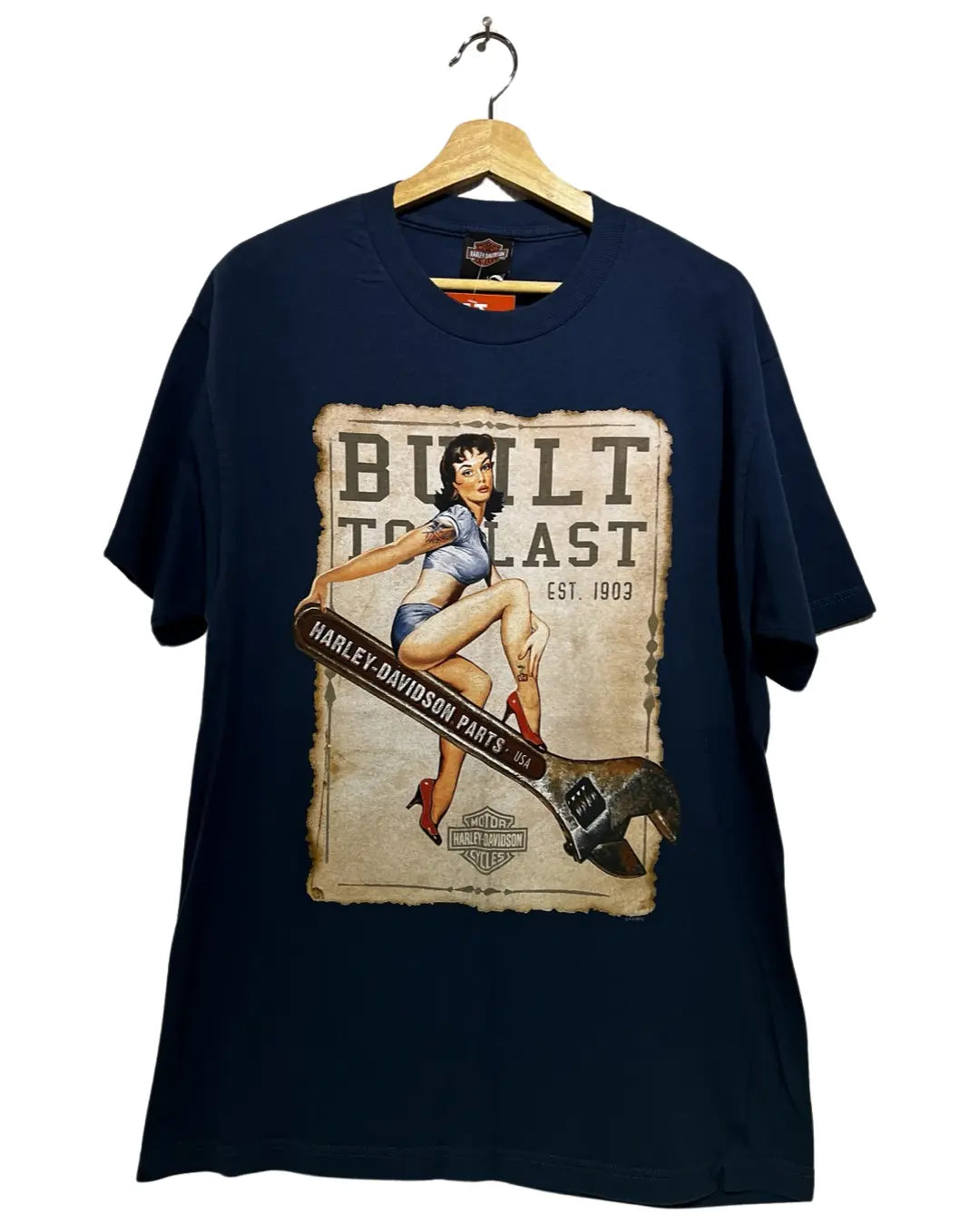 Vintage Harley Davidson Wanted Poster Tee KIF Vintage