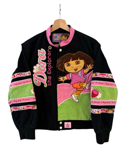 Vintage 2006 Dora The Explorer Jeff Hamilton Nascar Jacket
