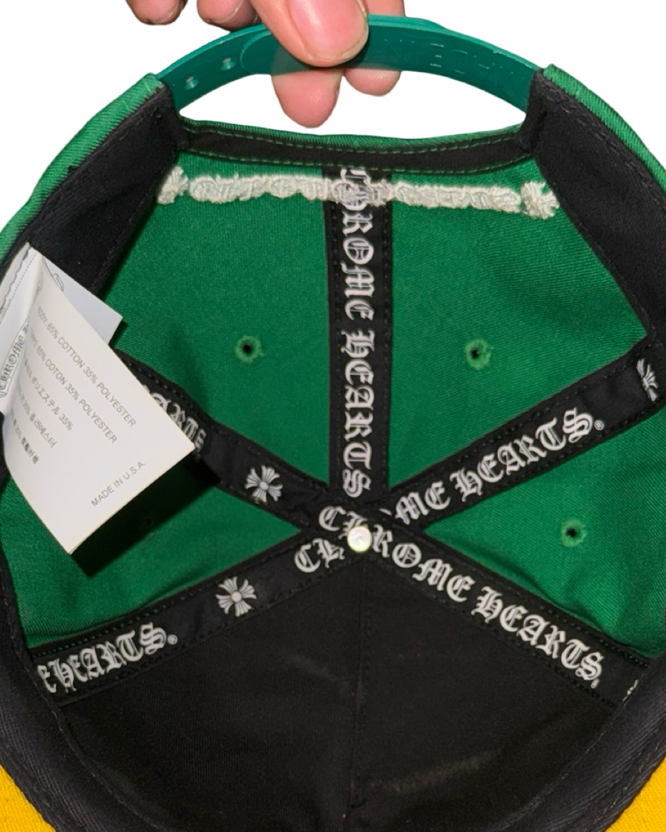 Chrome Hearts Green Yellow Hat KIF Vintage