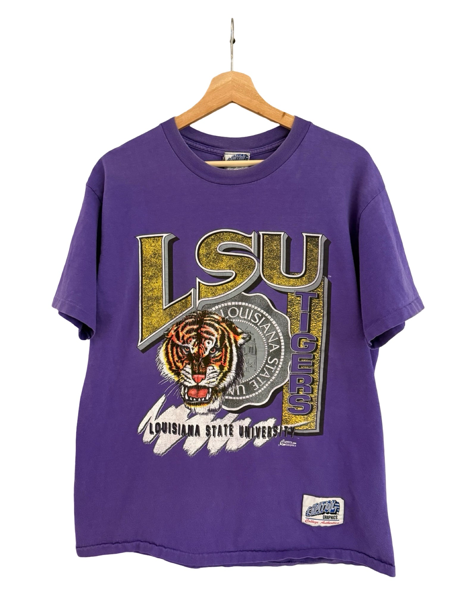 Vintage 90s Lousiana State University LSU Tigers Tee KIF Vintage