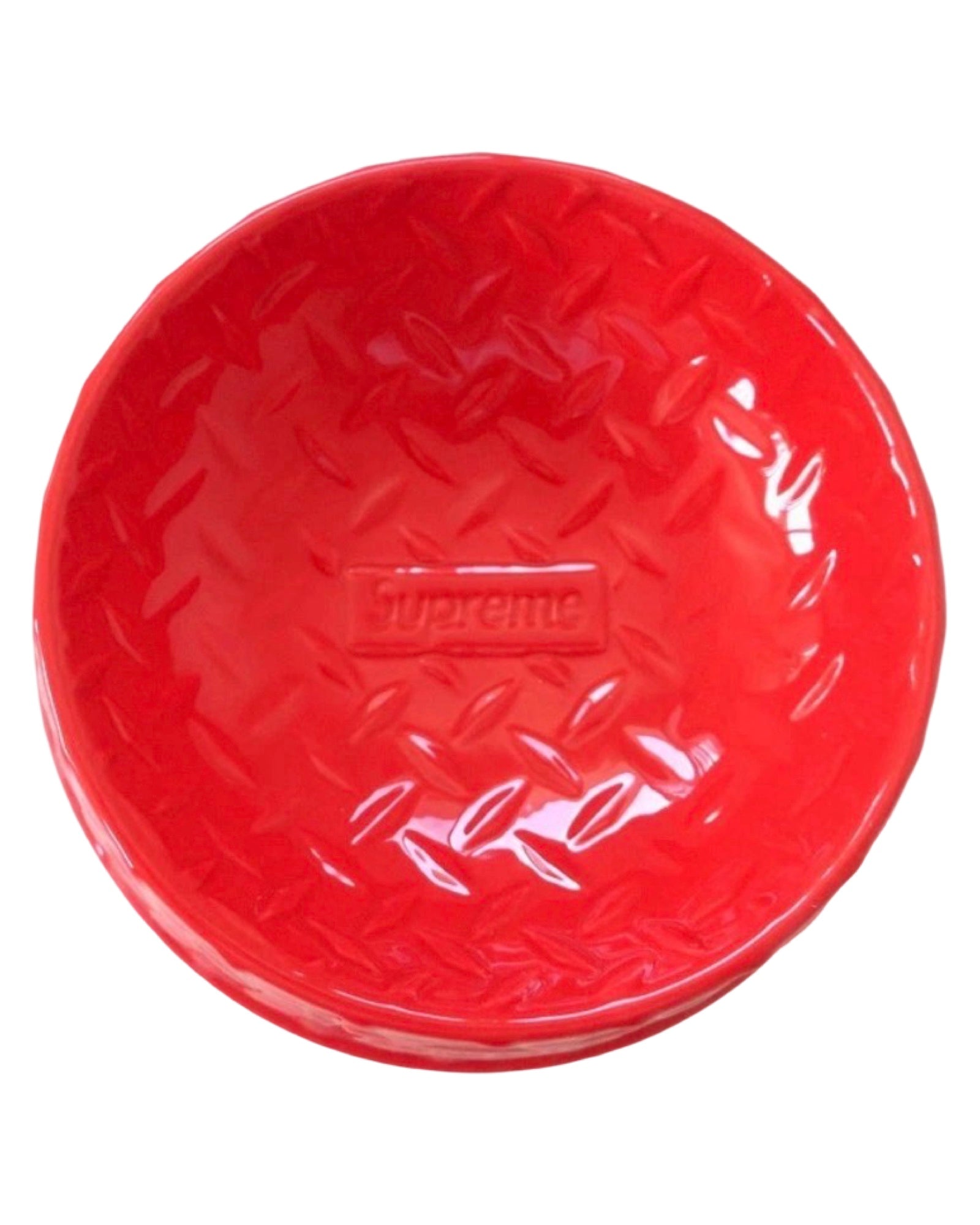 2023 Supreme Red Ceramic Dog Bowl