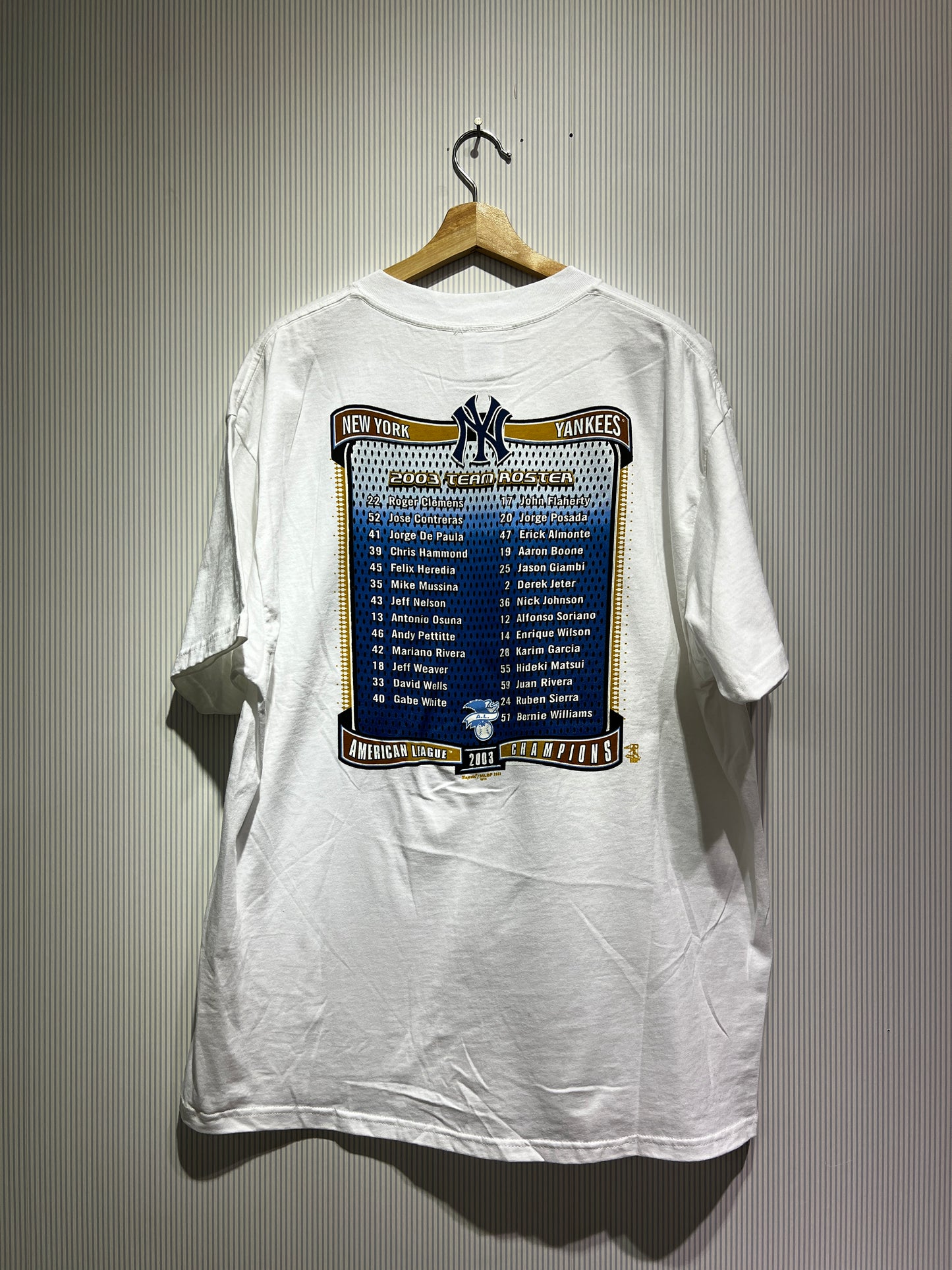 Vintage DS 2003 New York Yankees World Series Tee