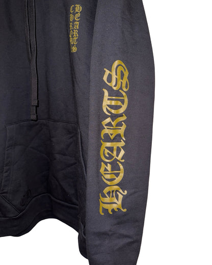 Chrome Hearts Black & Army Green Logo Hoodie