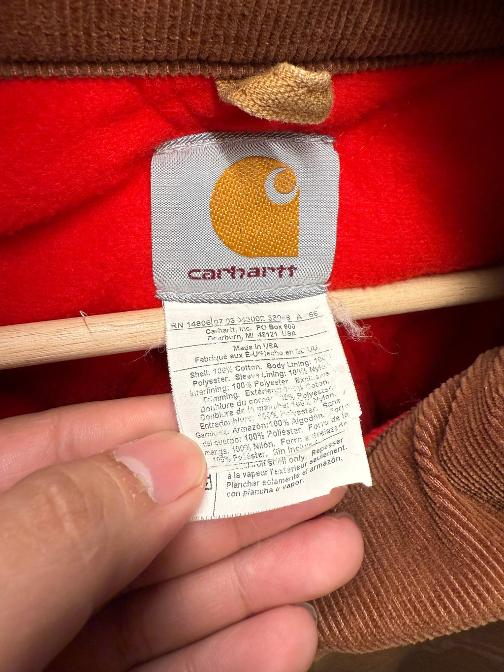 Vintage 90s Carhartt Santa Fe Tan Brown Jacket KIF Vintage