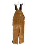 Pantalones de peto vintage Carhartt Double Knee color tostado, talla 32x30