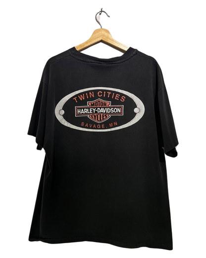 Vintage 90s Harley Davidson Twin Cities Tee